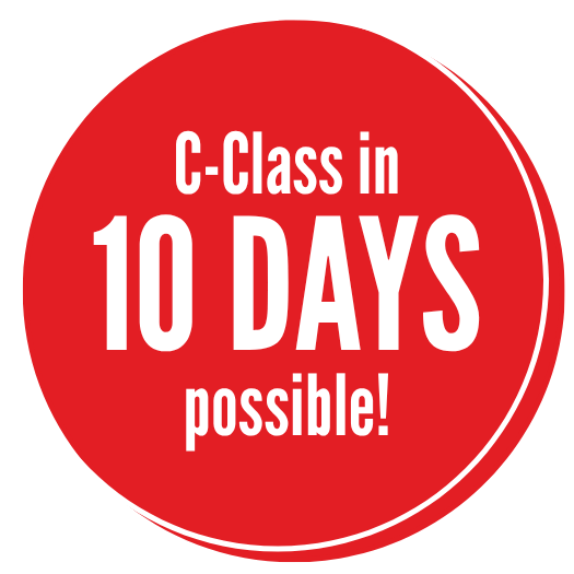 C driving license in 10 days