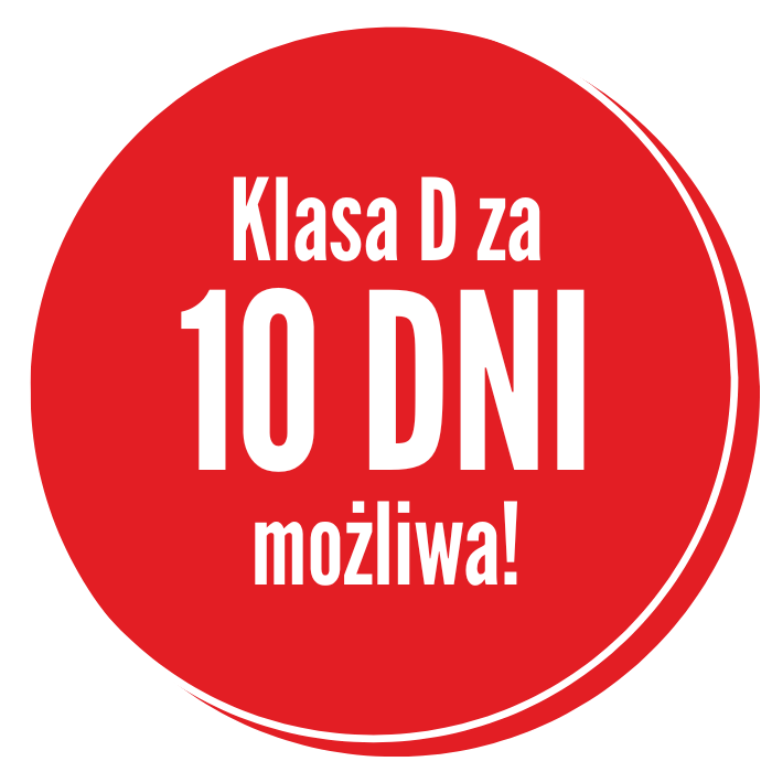 D Prawo jazdy w ciągu 10 dni